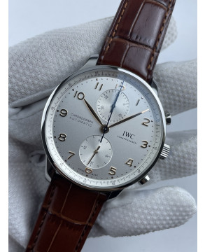 (준비완료/특급배송)NO.1199/ZF공장 V3 IWC IW3716 포루트기저 화이트다이얼 골드핸즈 가죽