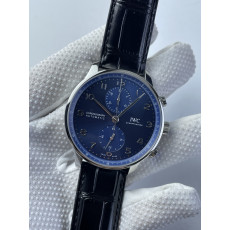 (준비완료/특급배송)NO.2253/ZF공장 V3 IWC IW3716 포루트기저 블루다이얼 가죽