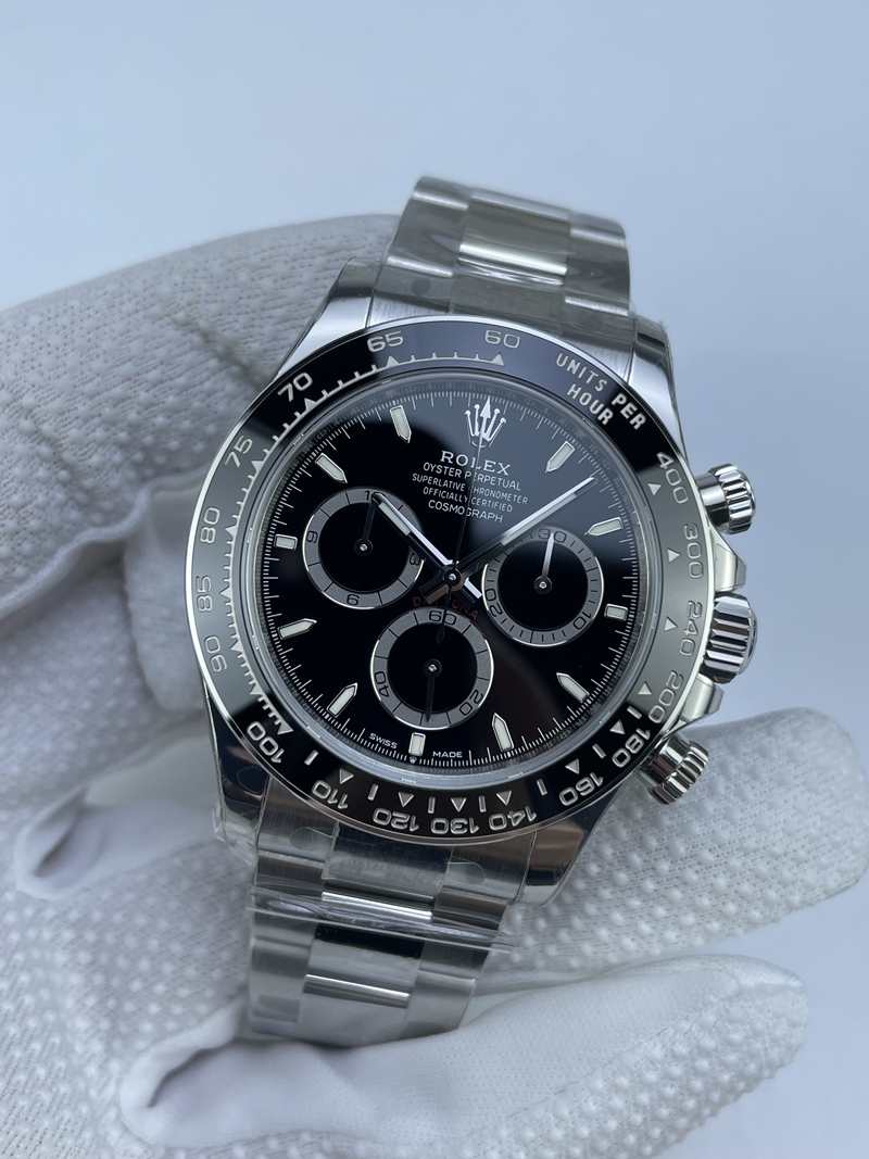 (준비완료/특급배송 )NO.3065/ VS공장 Daytona 126500 VSF 11 Best Edition 904L Steel Black Dial on SS Braclet DD4801